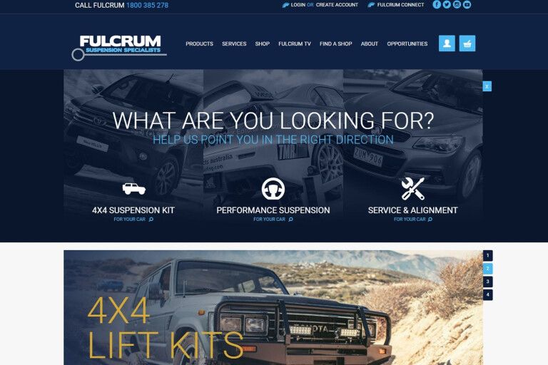 Fulcrum new website