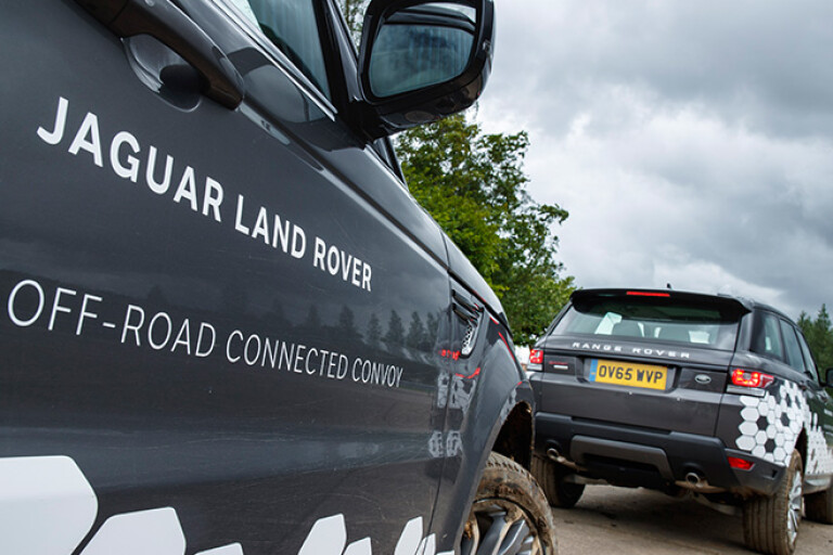 Jaguar Land Rover driving