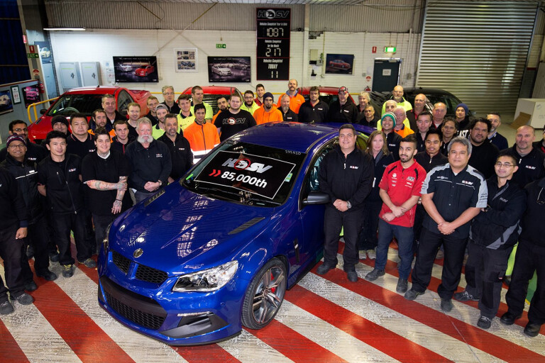 HSV's 85,000th vehicle hits the market