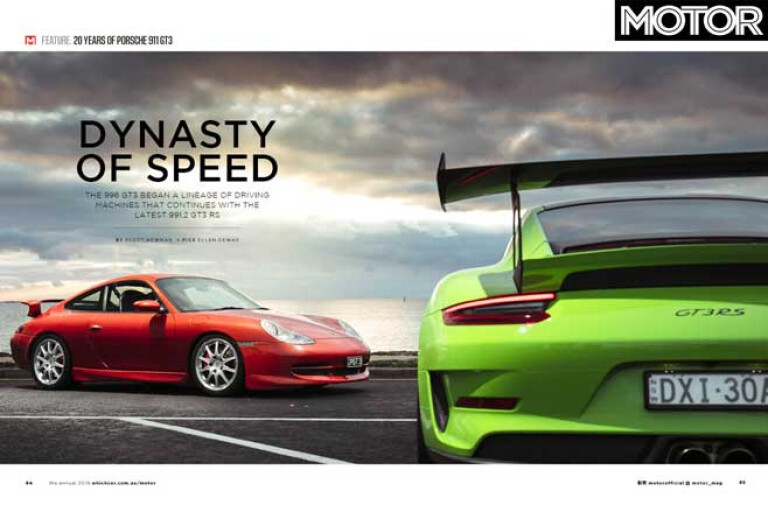 MOTOR Magazine Annual 2019 Issue Porsche 996 911 GT 3 V 991 2 GT 3 RS Jpg