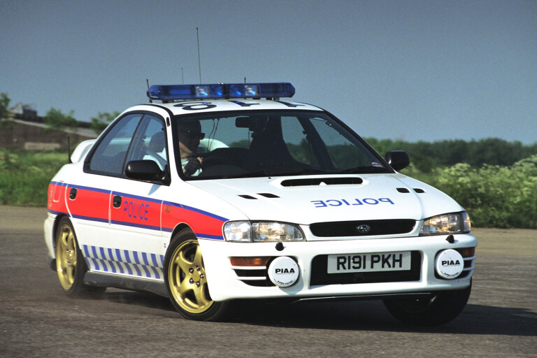 Subaru Impreza WRX police