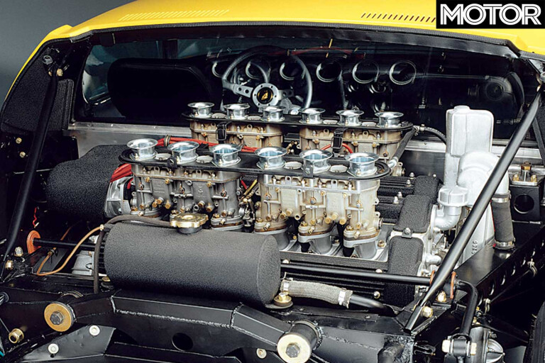 1971 Lamborghini Miura SV Engine Throttle Bodies Jpg