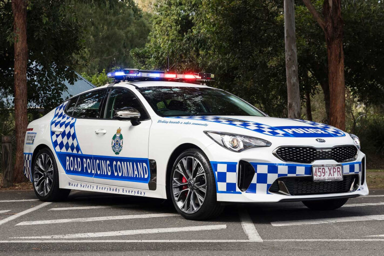 Kia Stinger twin-turbo V6 Queensland Police