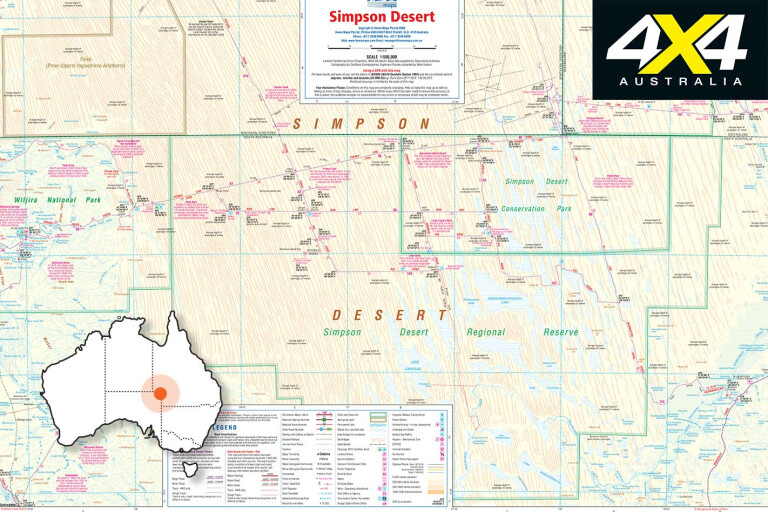 Simpson Desert Map Jpg