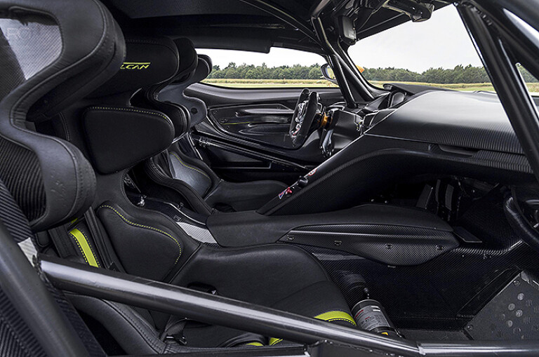 Aston Martin Racing Vulcan interior