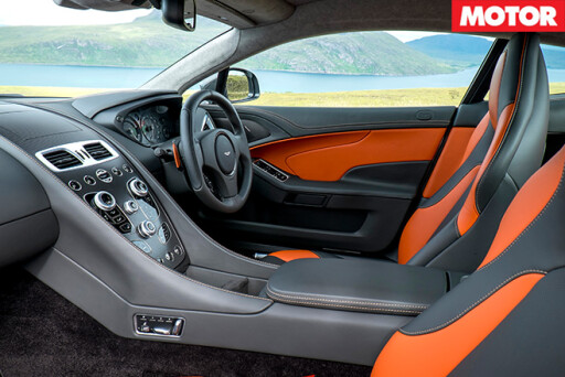Aston Martin Vanquish S interior