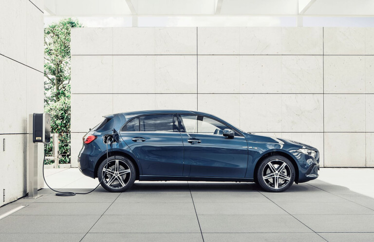 Mercedes-Benz A250e plug-in hybrid pricing and features