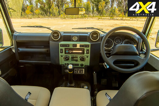 Land Rover Defender Heritage 90 interior