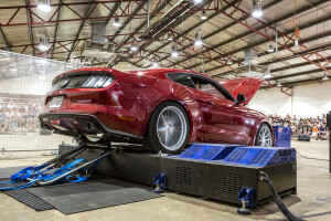 Ford Mustang On Dyno Jpg
