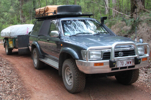 Toyota Land Cruiser in Warren National Park, WA