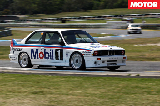 Peter Brocks BMW E30 M3 driving