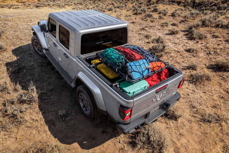 Jeep Gladiator tray space