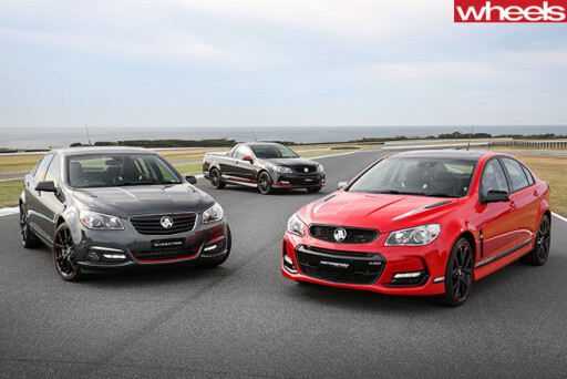 2017-Holden -Commodore -limited -editions -range