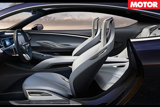 Buick Avista concept interior side