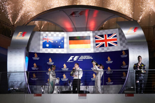 2016-Singaprore -Grand -Prix -podium