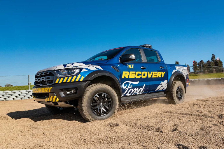 Ford Ranger Raptor official recovery vehicle Supercars Championship
