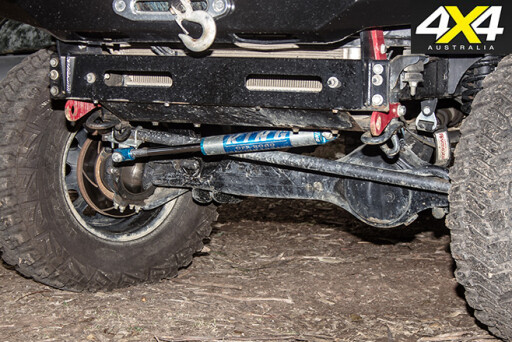 Live-axle conversion installed
