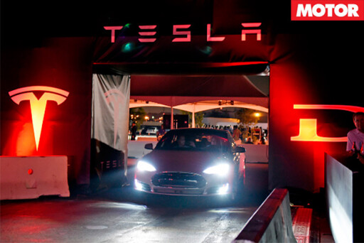 Tesla car show