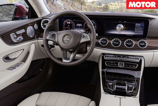 Mercedes-Benz E-Class coupe interior