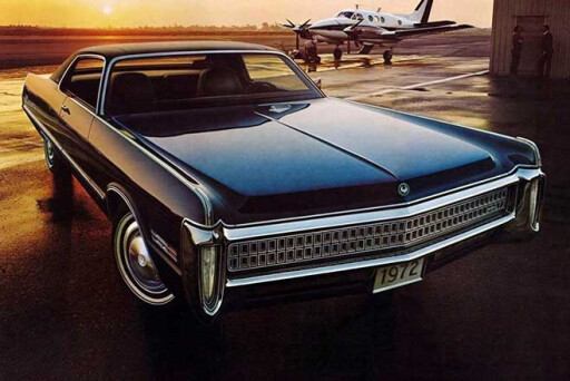 1972 Chrysler Imperial LeBaron promotional shot.
