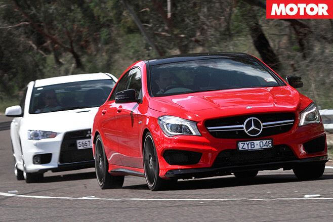 Cla 45 Amg V Lancer Evo X Mr V Subaru Wrx Sti