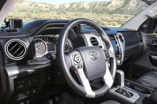 Custom Toyota Tundra interior