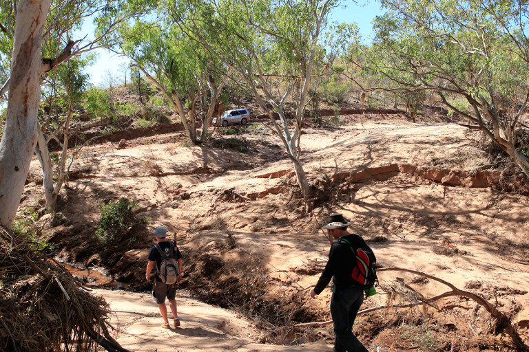 The Kimberleys Aus Geo expedition rocky walk