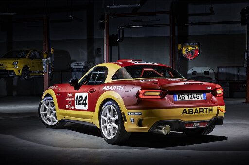 Abarth 124 Spider Rally rear