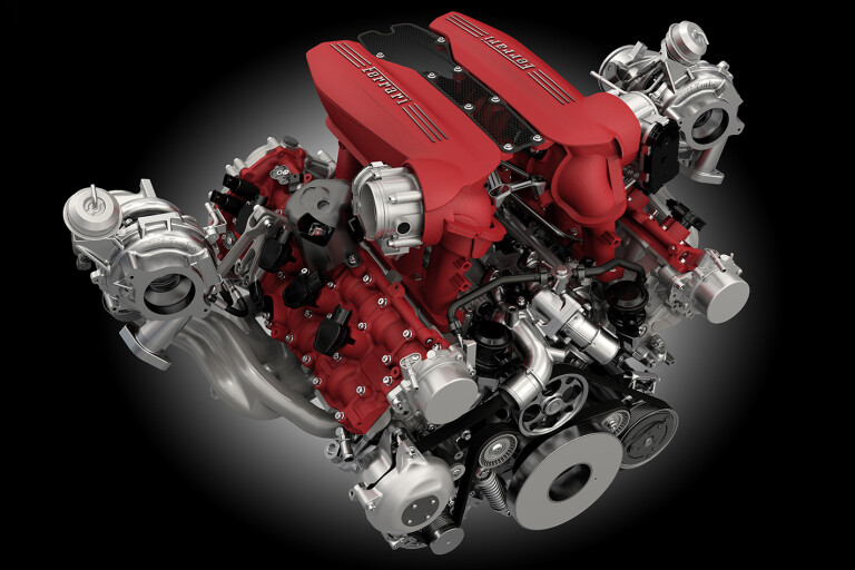 Ferrari Hybridised V 8 F 154 Engine Jpg