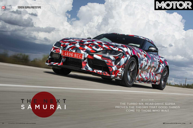 MOTOR Magazine November 2018 Toyota Supra Jpg
