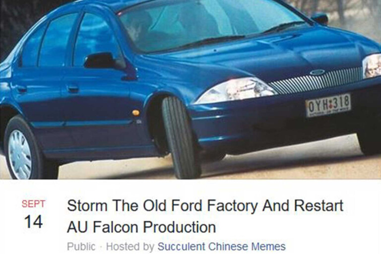 Restart AU Falcon Production event massive attention