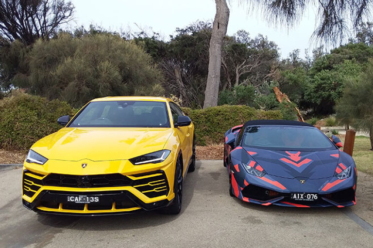 Lamborghini Urus and Huracan