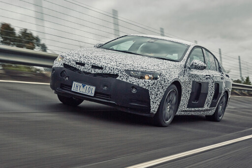 2018-Holden -Commodore -driving -front
