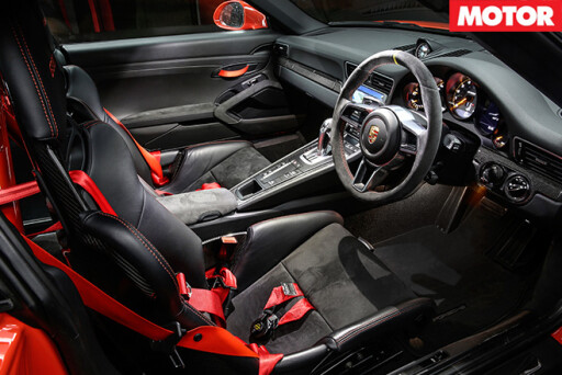 Porsche 911 GT3-RS interior