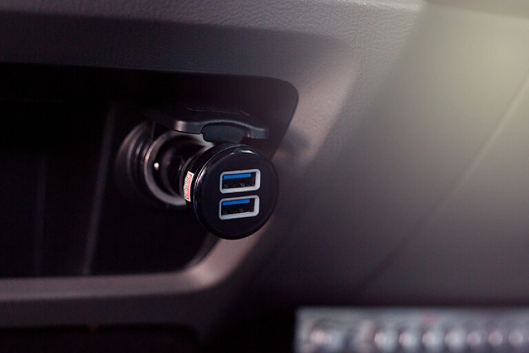 USB charger in car