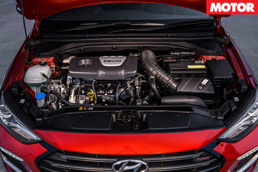 2016 Hyundai Elantra SR Turbo engine
