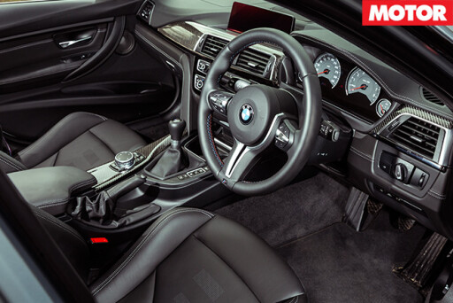 BMW M3 Competition Package interior