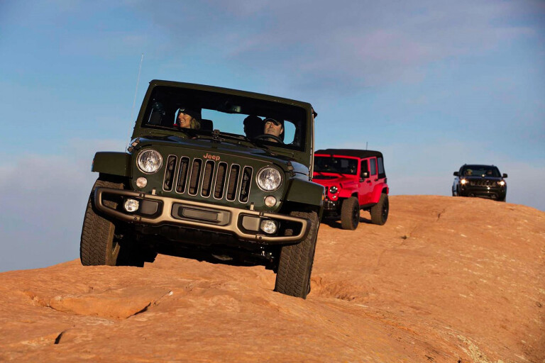 Anniversary Jeeps tackle the Lion’s Back