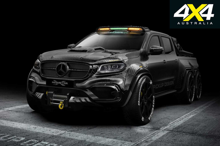 Mercedes Benz X Class 6 X 6 Track Safety Ute Front Jpg