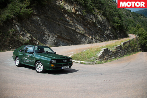Audi sport quattro 1984 turning