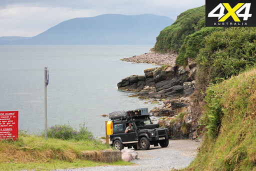 Driving along the coast in County Kerry