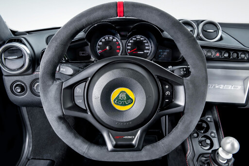Lotus Evora GT430 Sport steering wheel