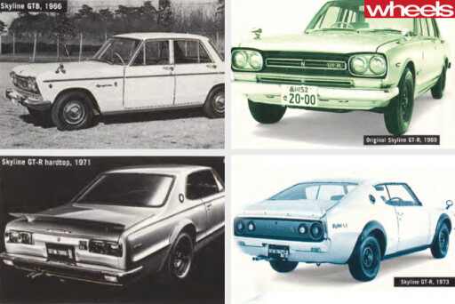 Nissan -Skyline -historical -photos