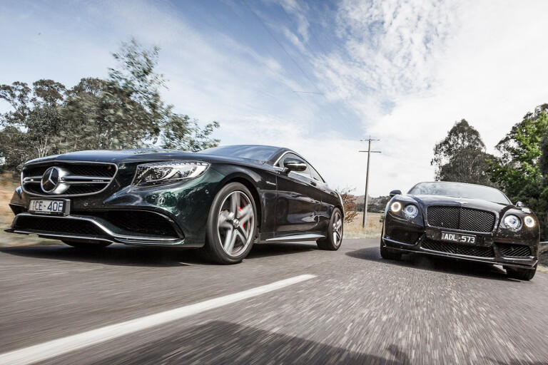 Bentley Continental V8 S vs Mercedes-AMG S63 Coupe