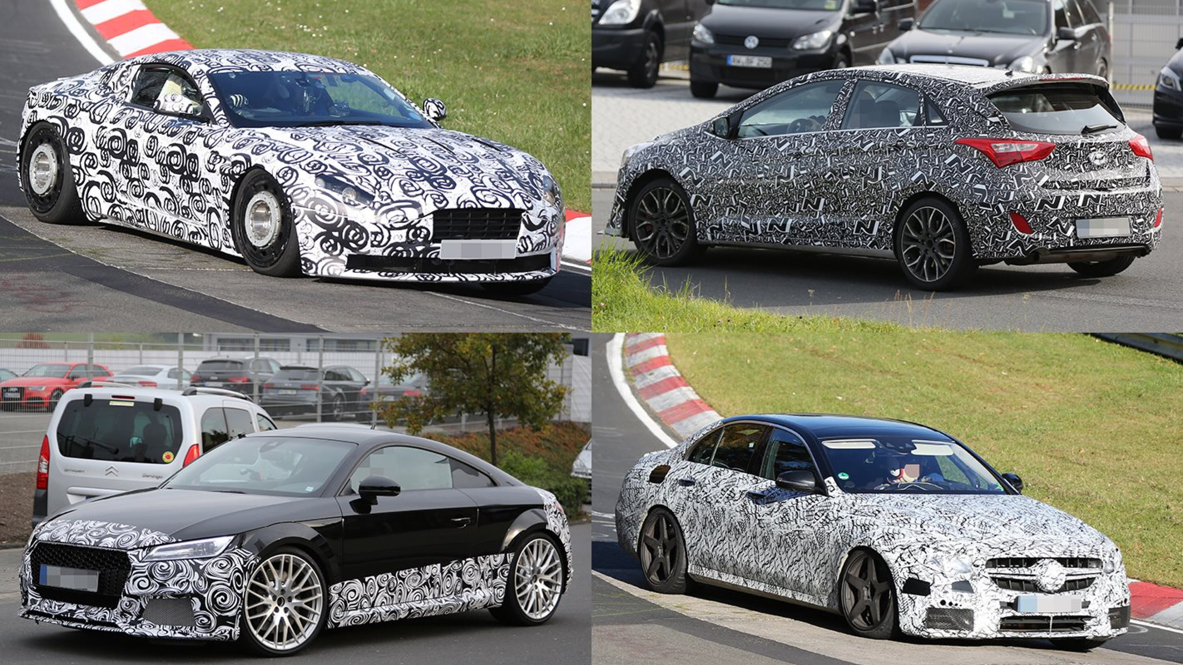Next-Gen Audi TT RS Spied Winter Testing with Manual Transmission