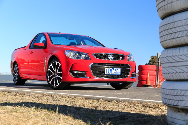 2017 Holden Commodore SS Ute front