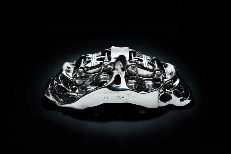 Bugatti 3D printed brake caliper