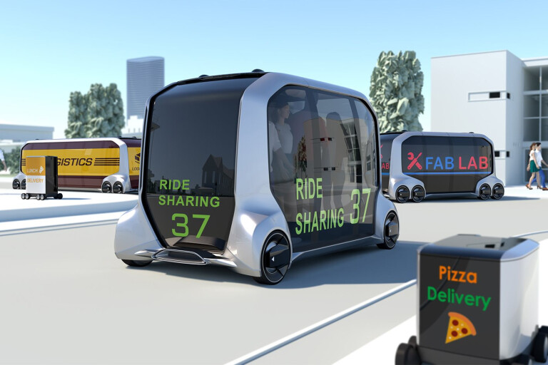 driverless Uber or taxi