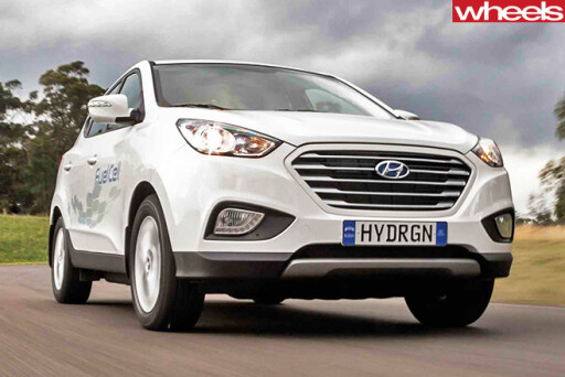 Hyundai -ix 35-hydrogen -front -side -driving