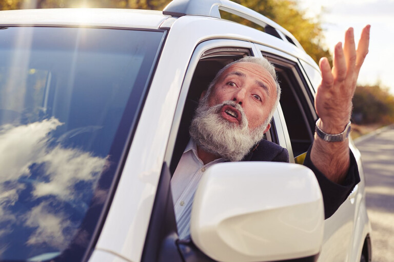 Elderly drivers are speeding past youth